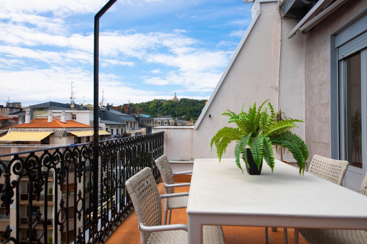 Modern Apartment With Spacious Terrace San Sebastián Exteriör bild